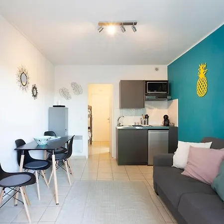 Lägenhet Chez Alexandra - Elegant Avec Parking A Proximite Des Plages