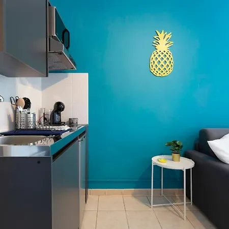 Lägenhet Chez Alexandra - Elegant Avec Parking A Proximite Des Plages